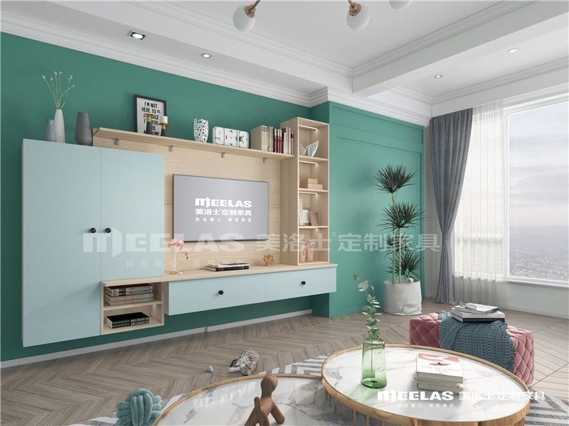 古代新奢-格林小镇全屋定制——电视柜