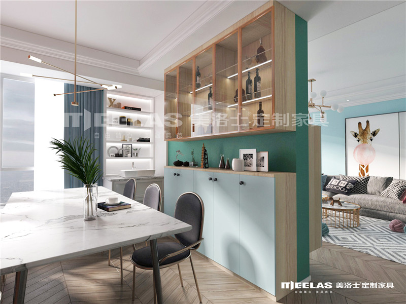 古代新奢-格林小镇全屋定制——餐边柜