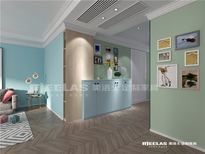 古代新奢-格林小镇全屋定制——鞋柜