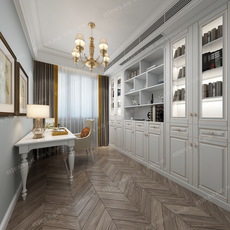 美洛士法度轻奢系列——书房书厨