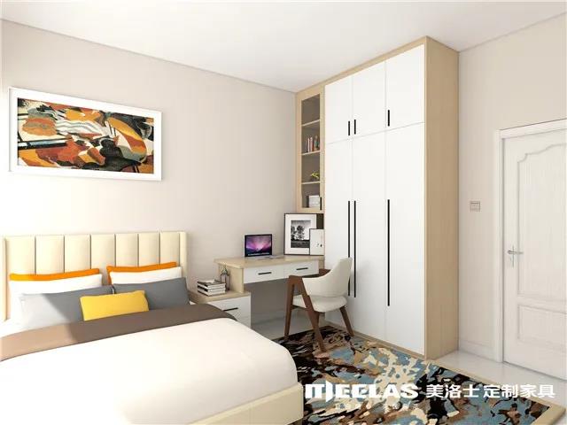 寝室该怎样设想——衣柜+书桌